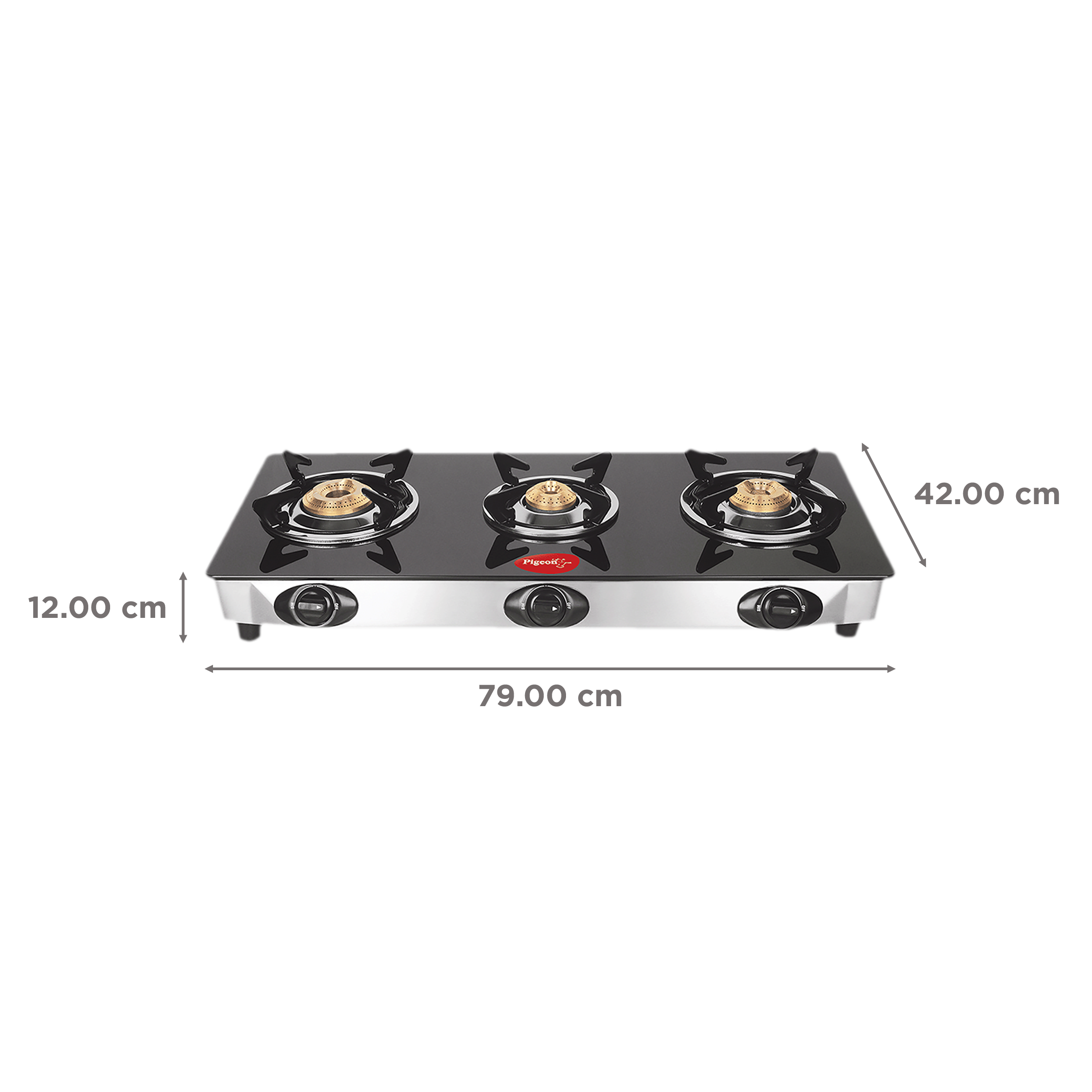 Pigeon cooktop online 3 burner